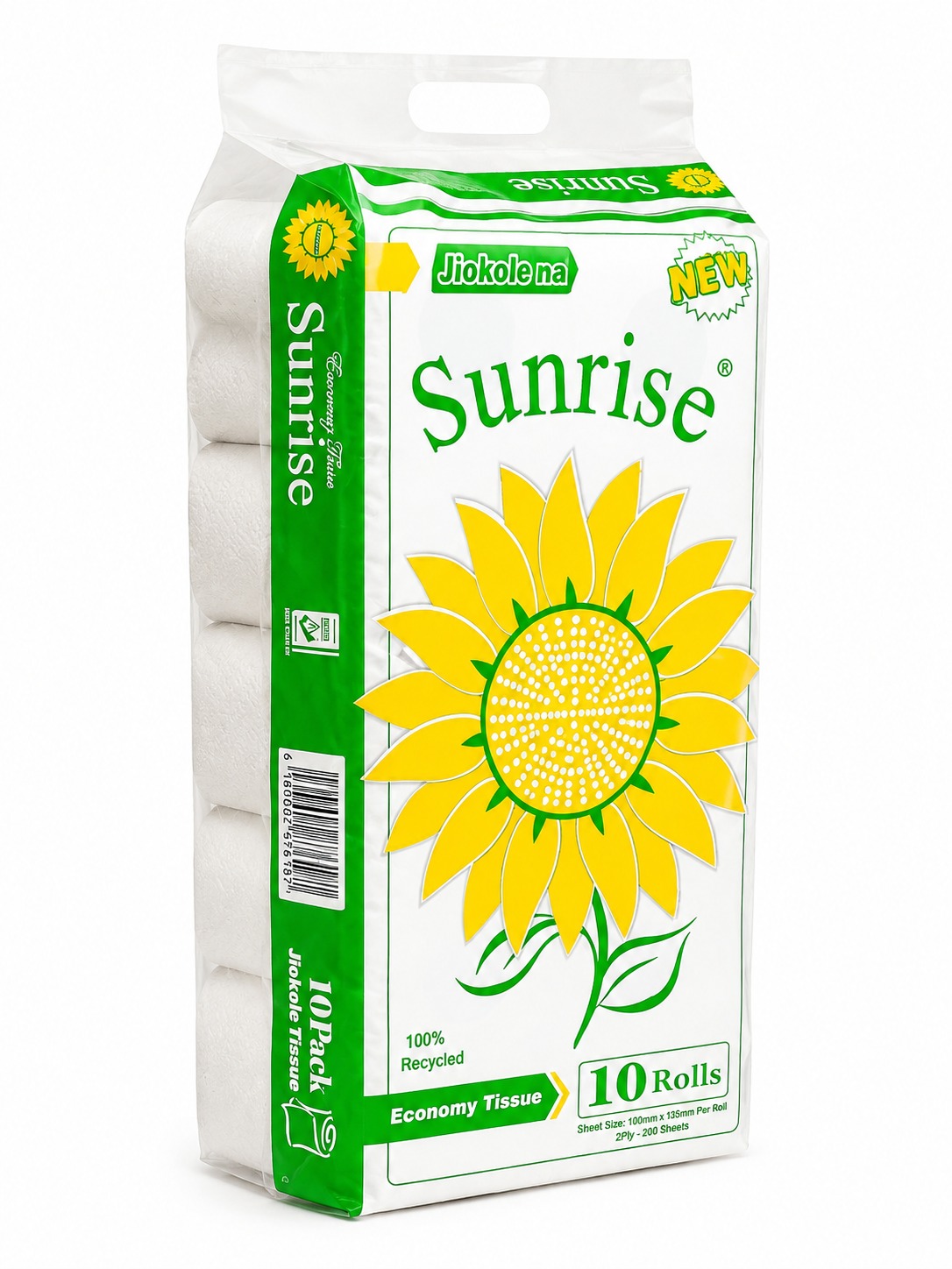 Sunrise Toilet tissue -10 pack by Mikeline