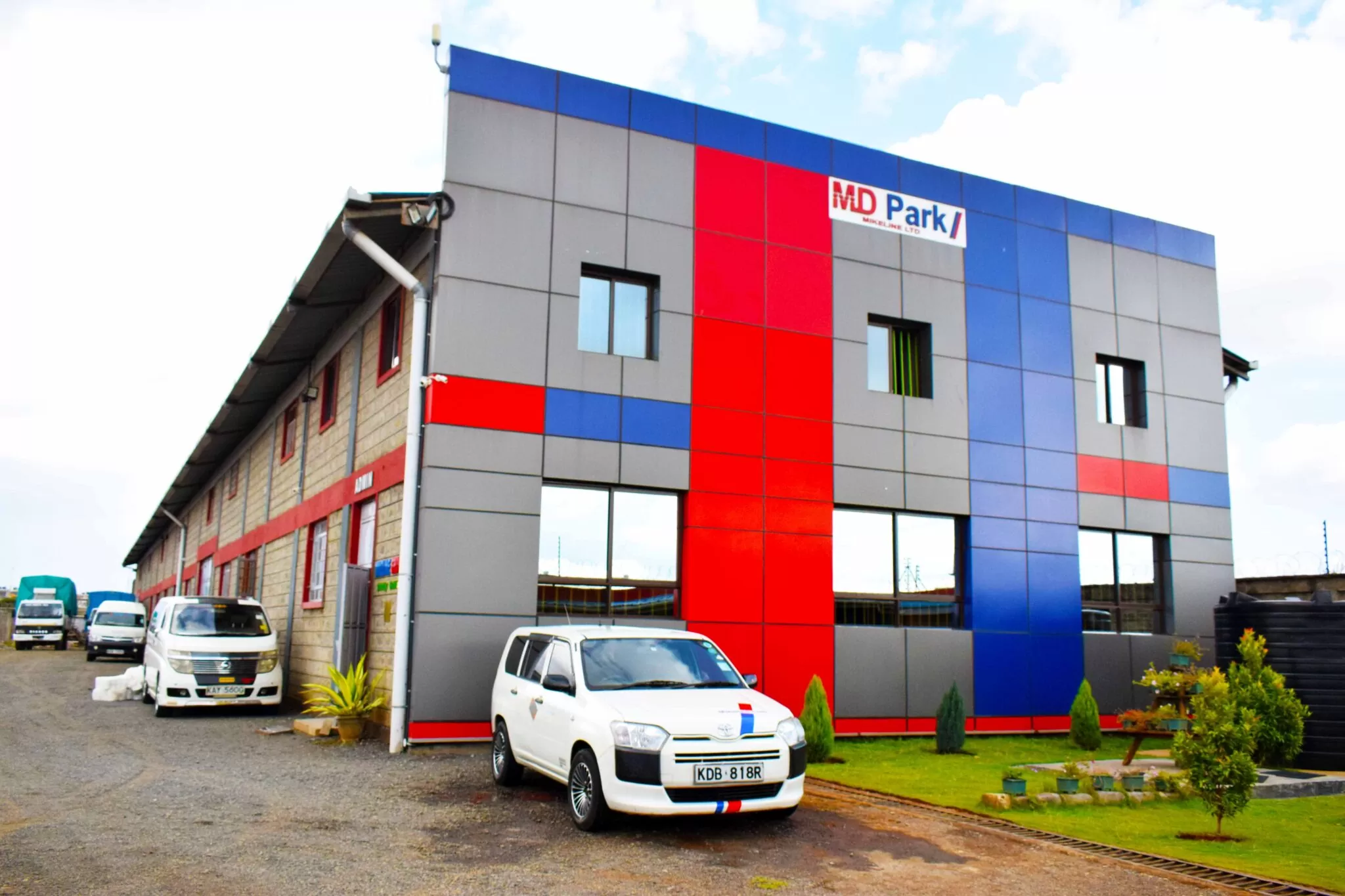 Mikeline Industrial Park company building in Ruiru, Kenya