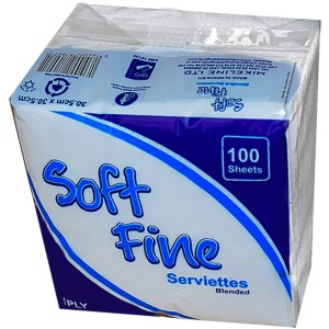 Soft fine serviettes