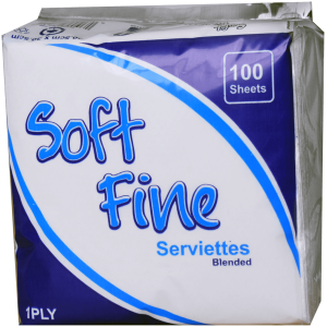 Soft fine serviettes--
