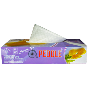 Yellow rose facial tissue